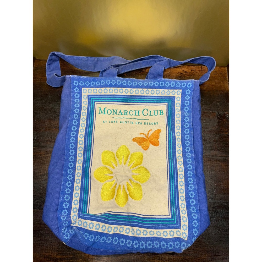 Monarch Club Lake Austin‎ Spa Resort Tote Bag Travel Butterfly